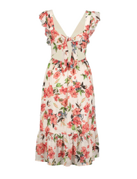 Santorini Dress, Camillia Print