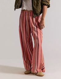 Days End Solar Linen Stripe Pant,