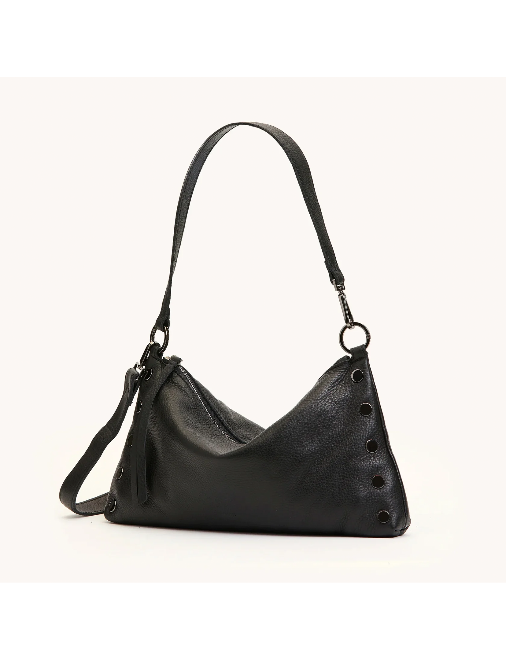Kyle Medium Handbag, Black/Gunmetal