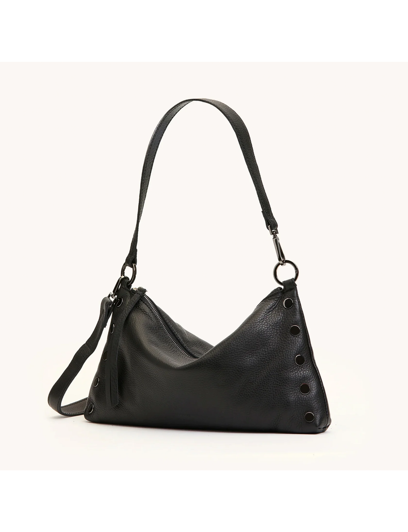 Kyle Medium Handbag, Black/Gunmetal