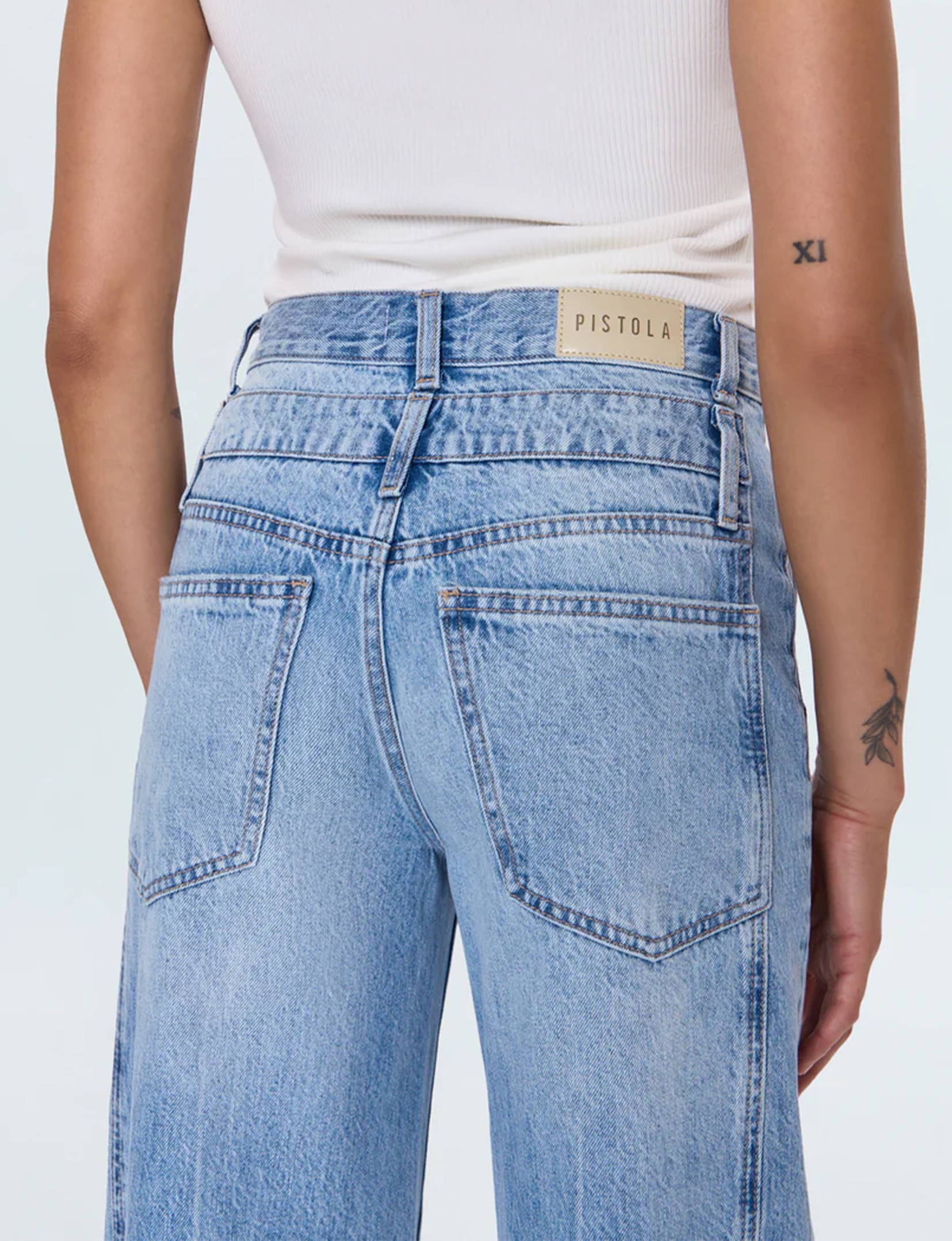 Caleb High Rise Relaxed Stacked Waist, Era