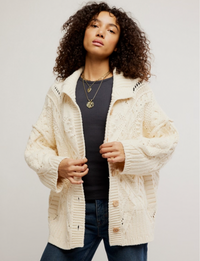 Heart You Cardigan, Ivory