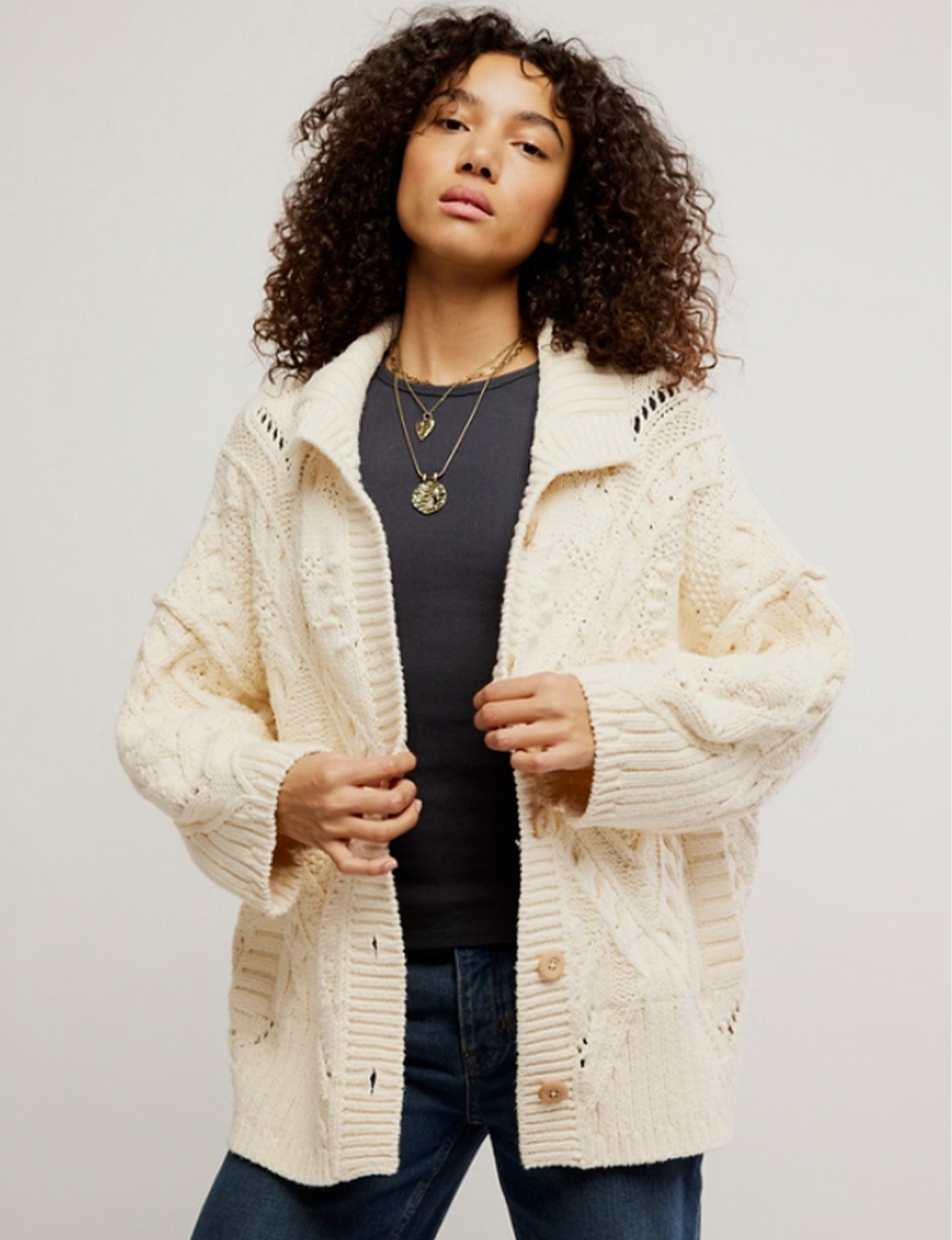 Heart You Cardigan, Ivory