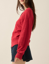 Outlander Cardigan, Red