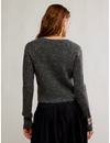 School Girl Cardi, Charcoal Heather