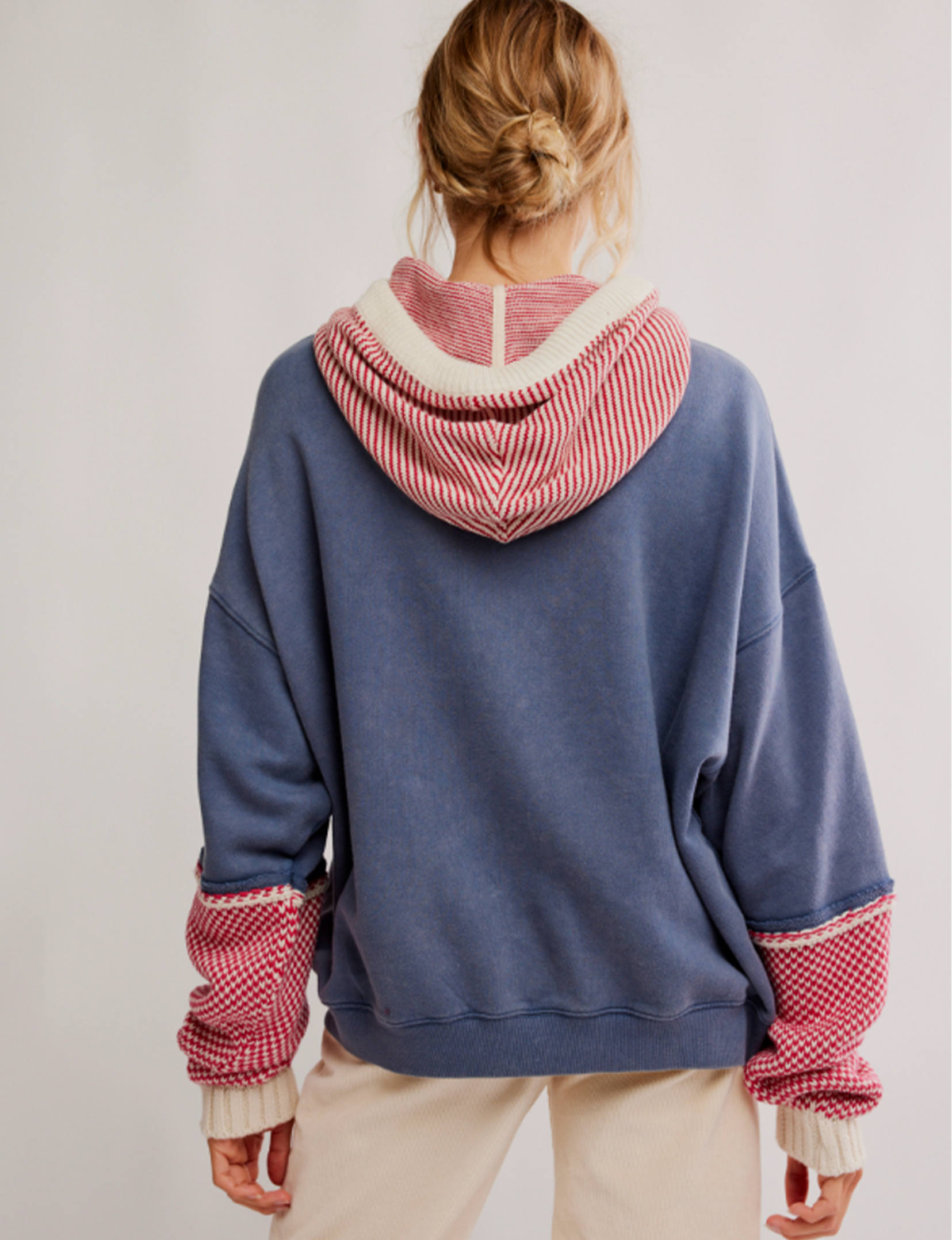 Snug Bonnet Sweatshirt, Indigo