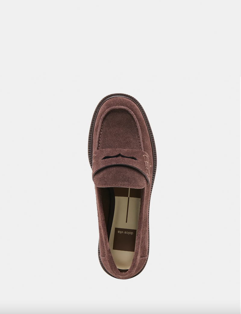 Tiggy Loafers, Mahogany Suede