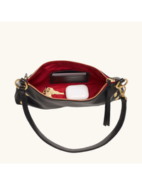Kyle Small Handbag, Black/Brushed Gold
