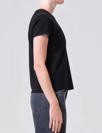 Long Line Adine Tee, Black
