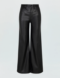 Lana Wide Leg Trouser, Slate Black