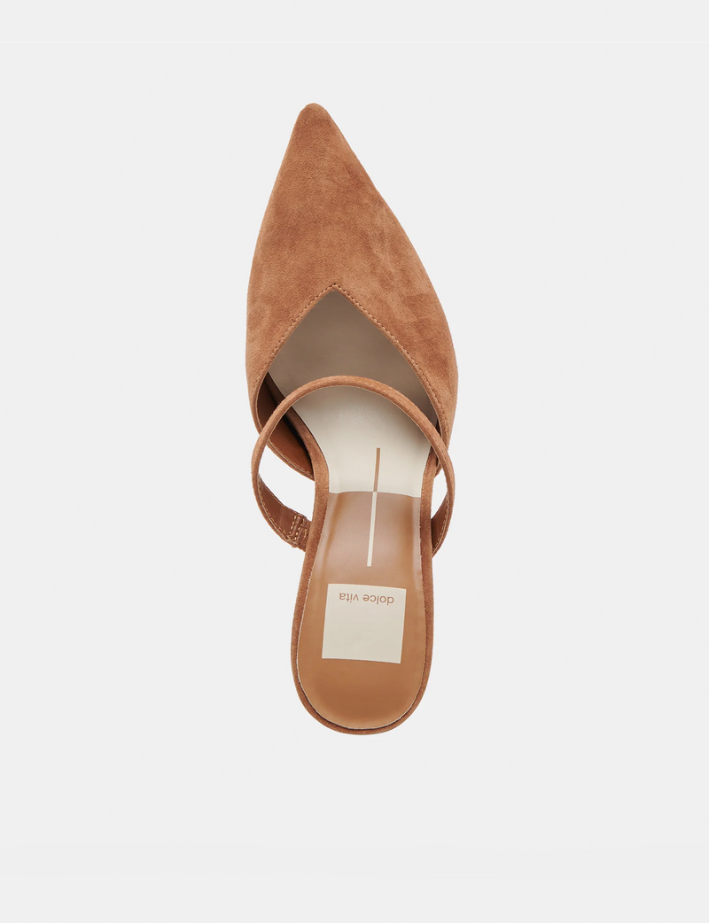 Kanika High Heels, Pecan Suede