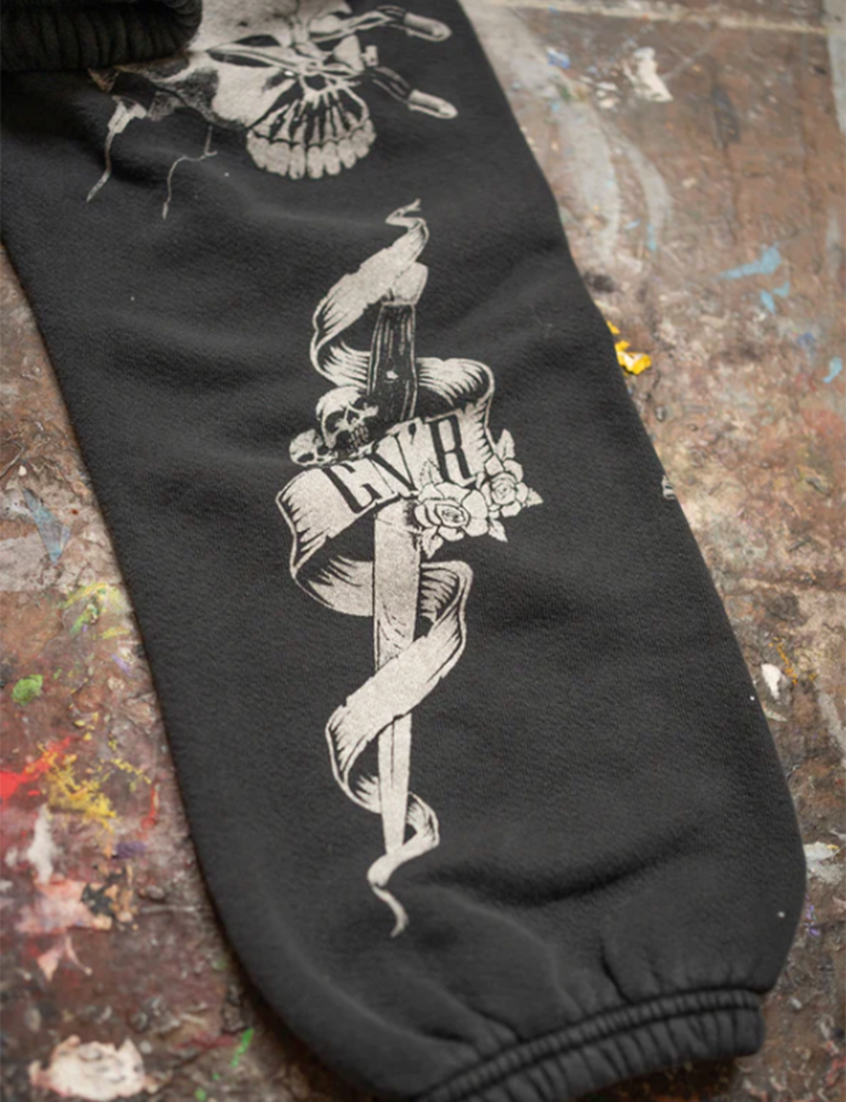 Guns N' Roses P.E. Sweatpant, Coal