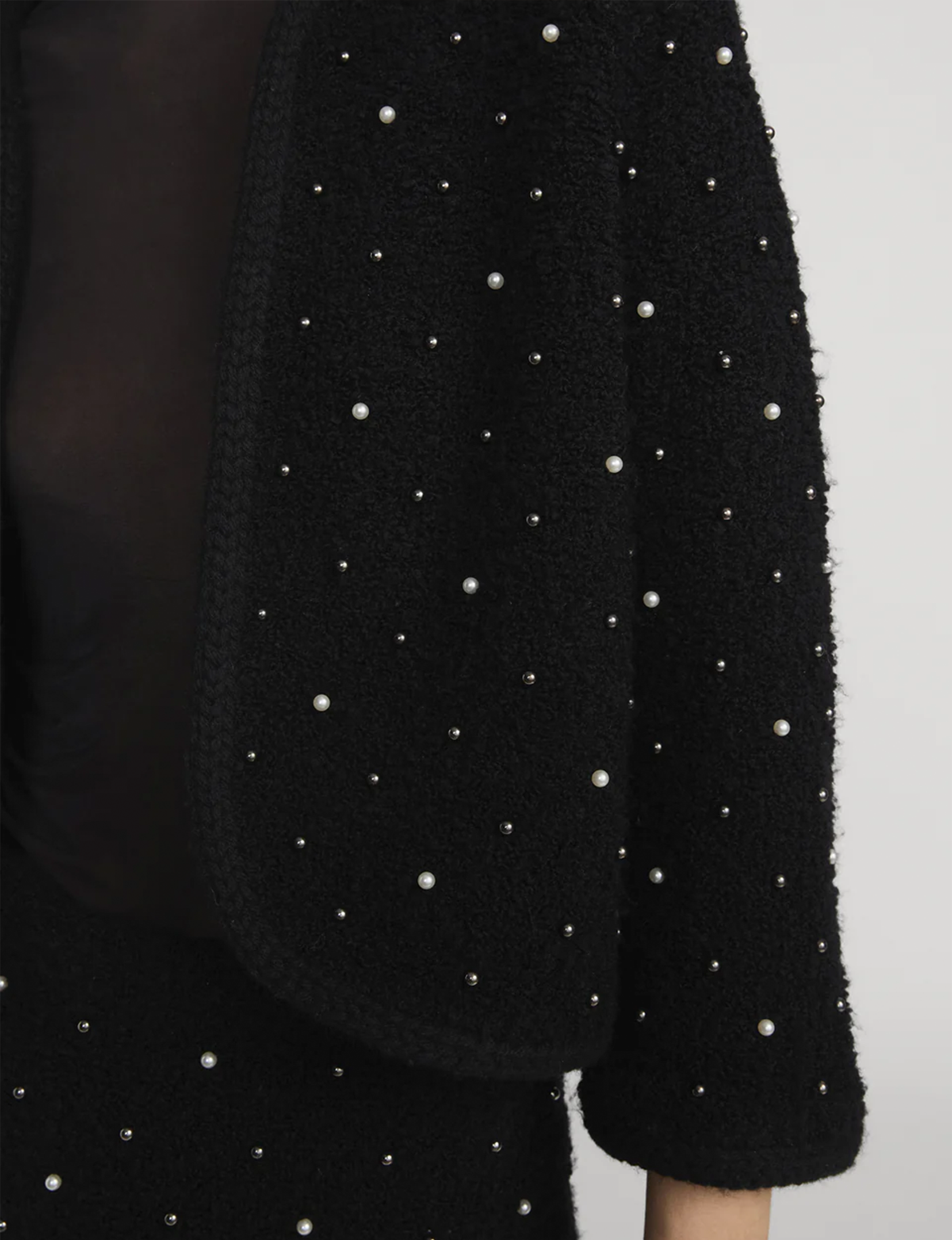 Embellished Jacket, Black