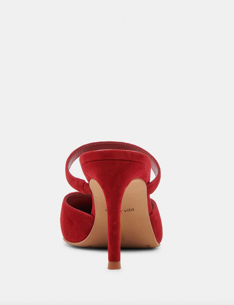 Kanika High Heel, Crimson Suede