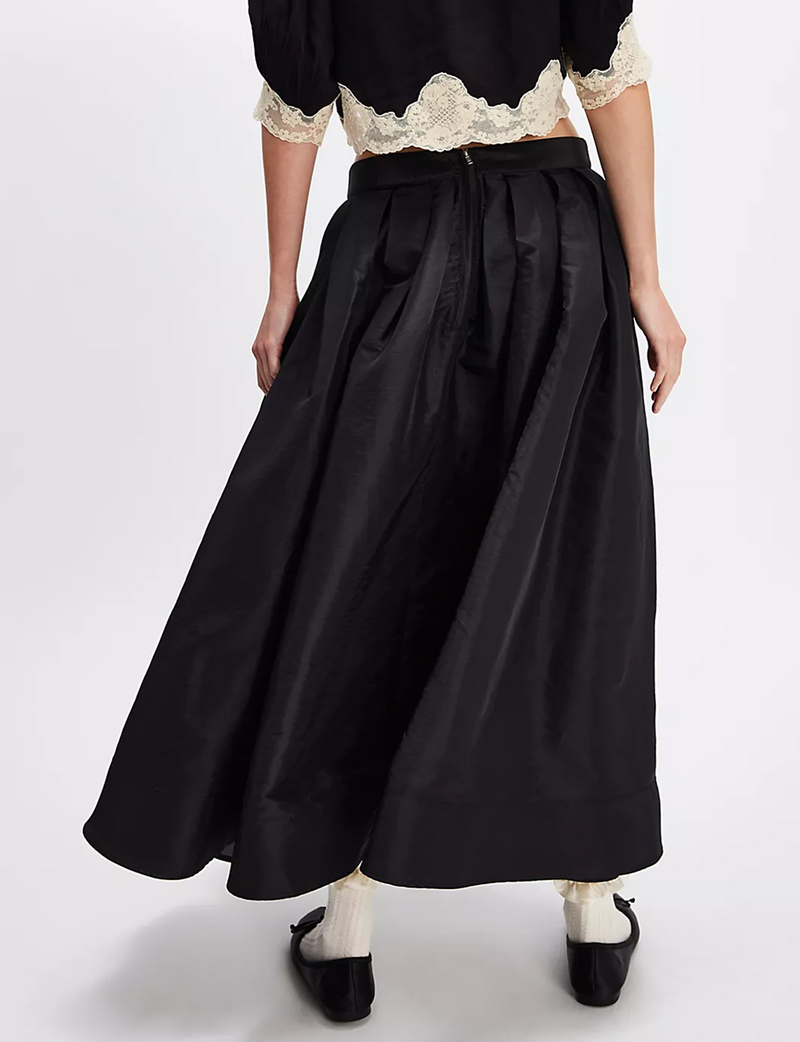 Emilia Full Skirt, Black