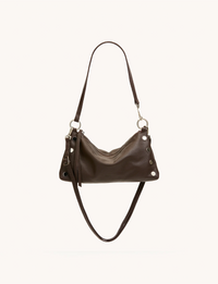 Kyle Small Handbag, Espresso/Silver