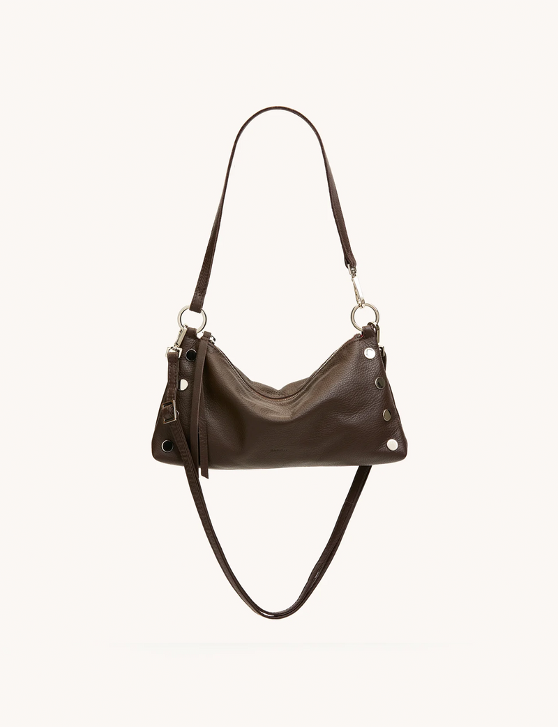 Kyle Small Handbag, Espresso/Silver