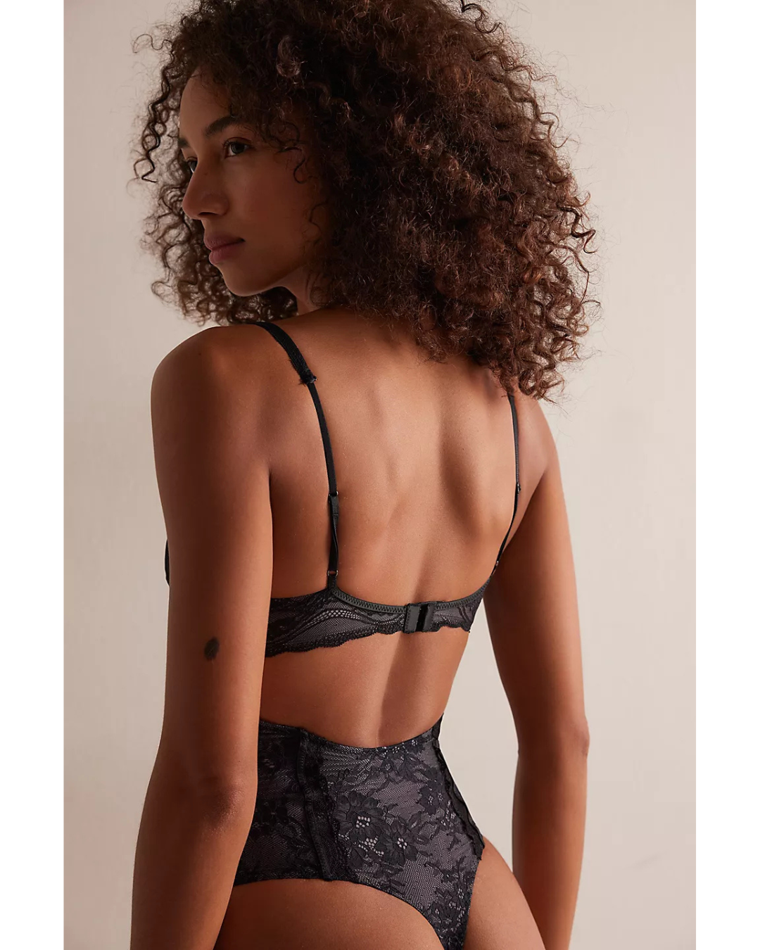 Say You Love Me Bodysuit, Black