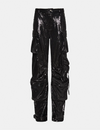 Duo Sequin Cargo Pant, Black