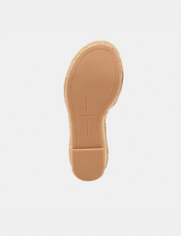 Throne Wedge, Light Natural Raffia