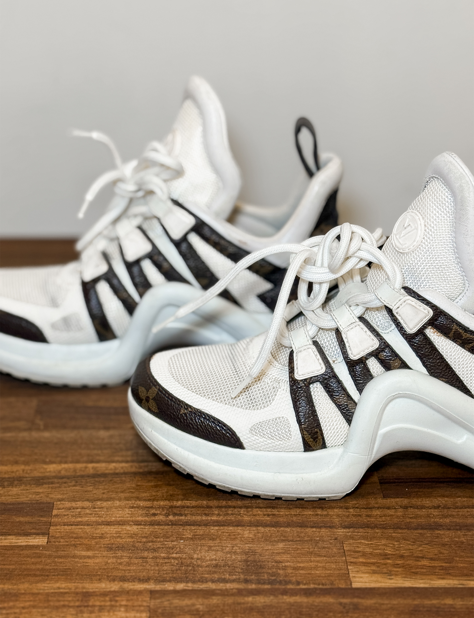 Louis Vuitton Archlight Monogram Sneakers, White