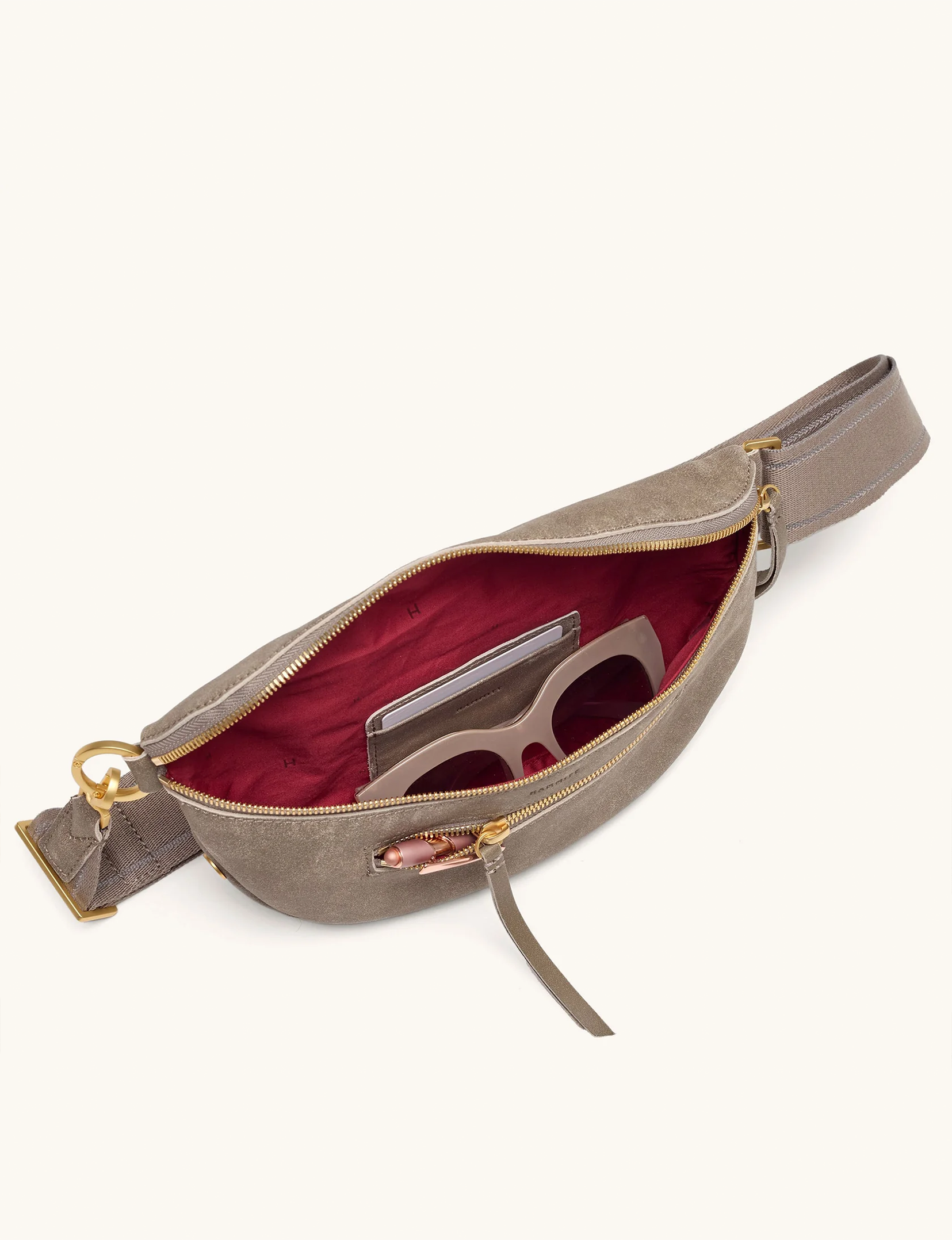 Charles Medium Crossbody, Pewter