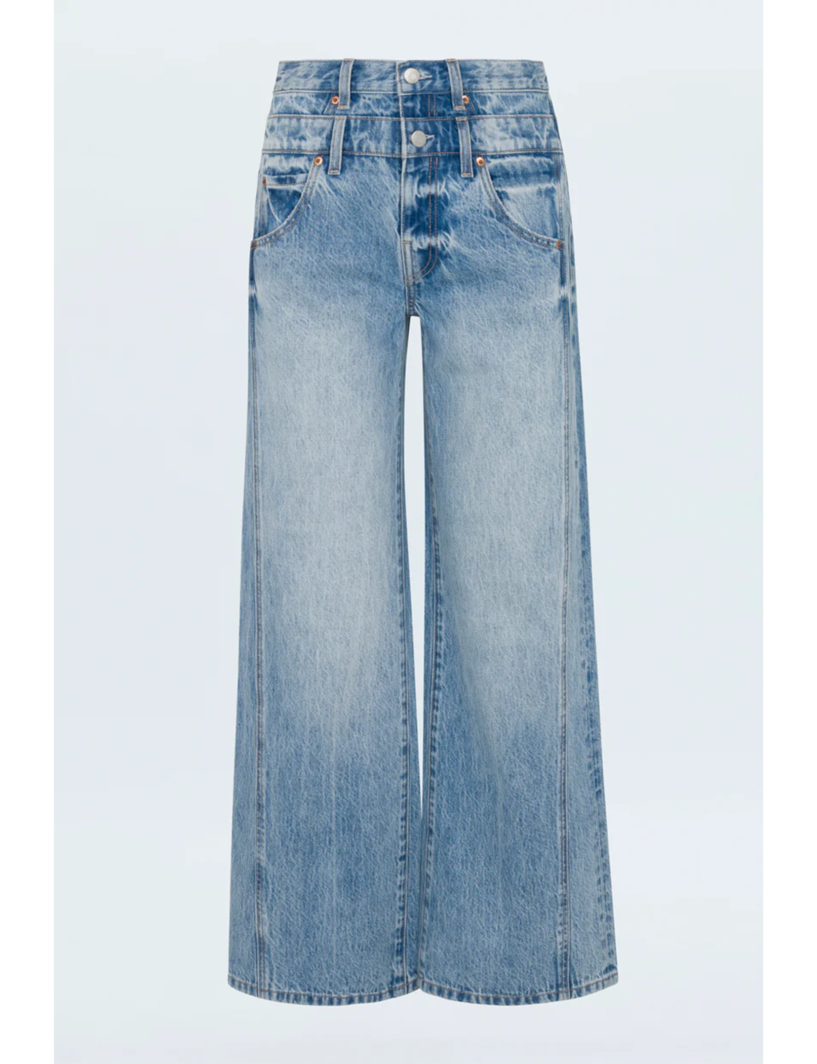Caleb High Rise Relaxed Stacked Waist, Era