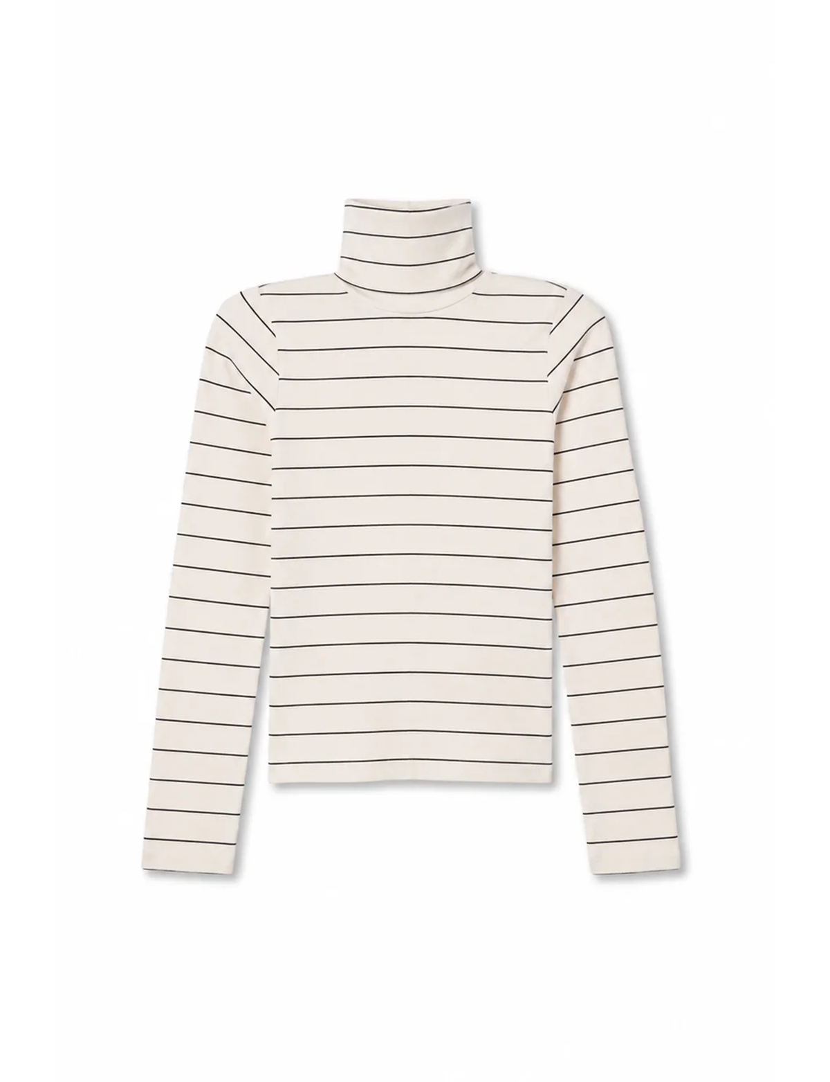 Cindy Turtleneck, Natural Stripe