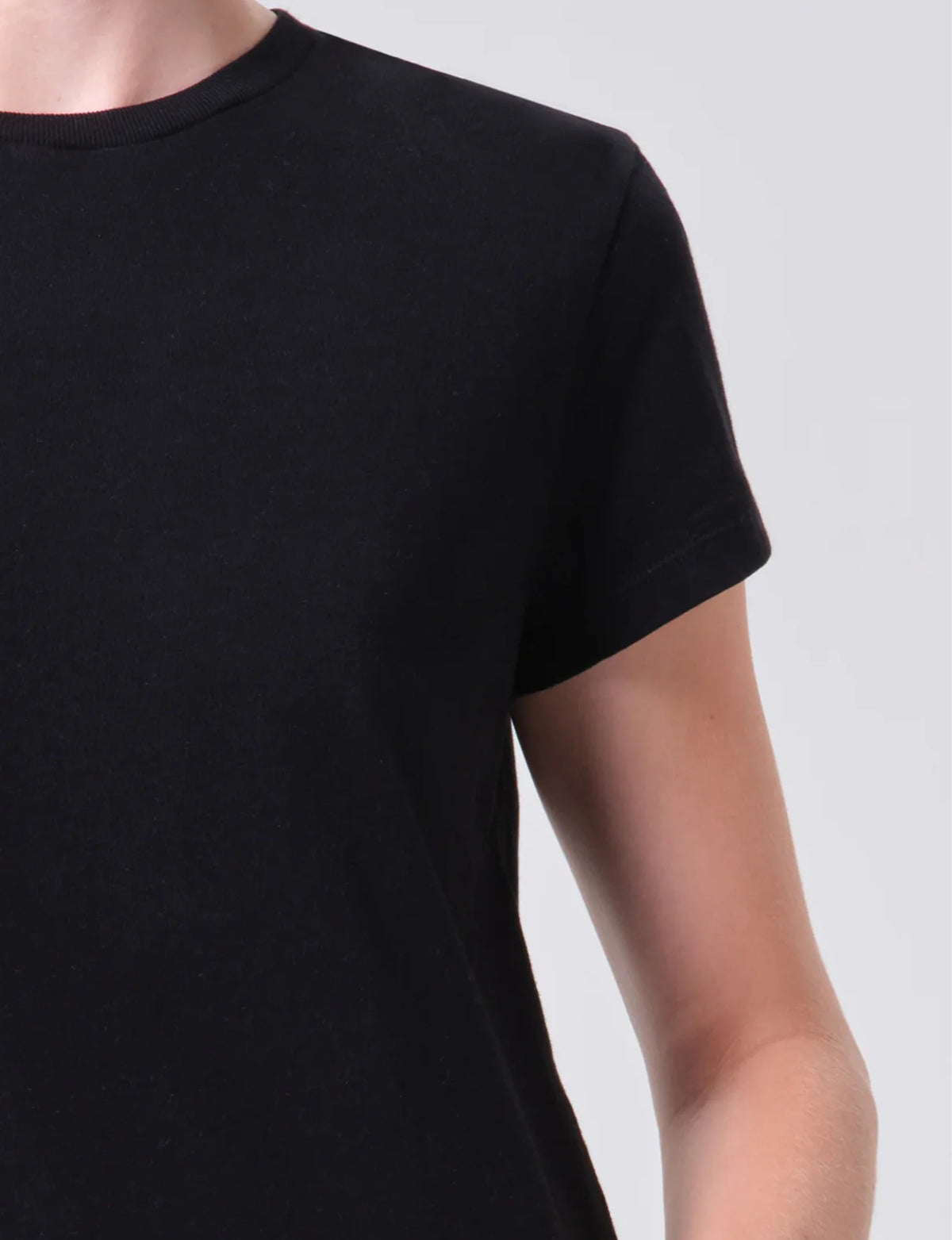 Long Line Adine Tee, Black