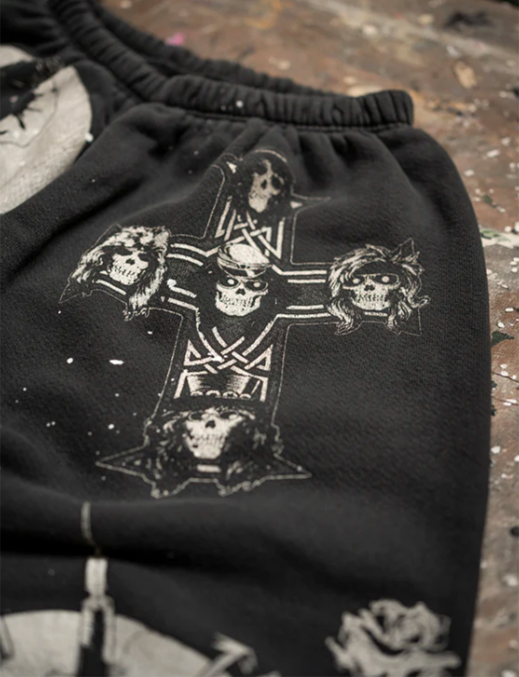Guns N' Roses P.E. Sweatpant, Coal