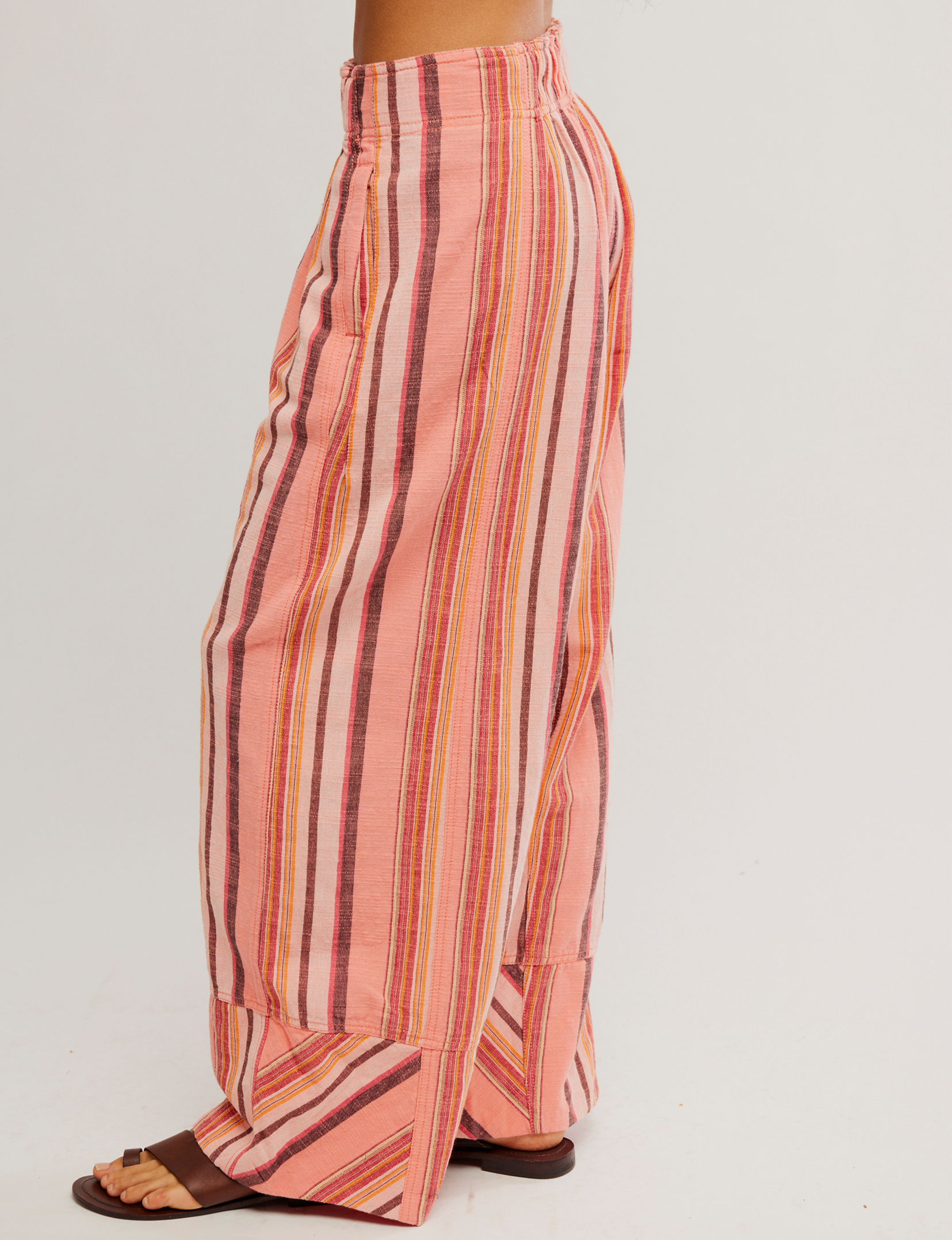 Days End Solar Linen Stripe Pant,