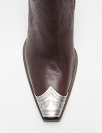Brayden Western Boot, Hot Fudge
