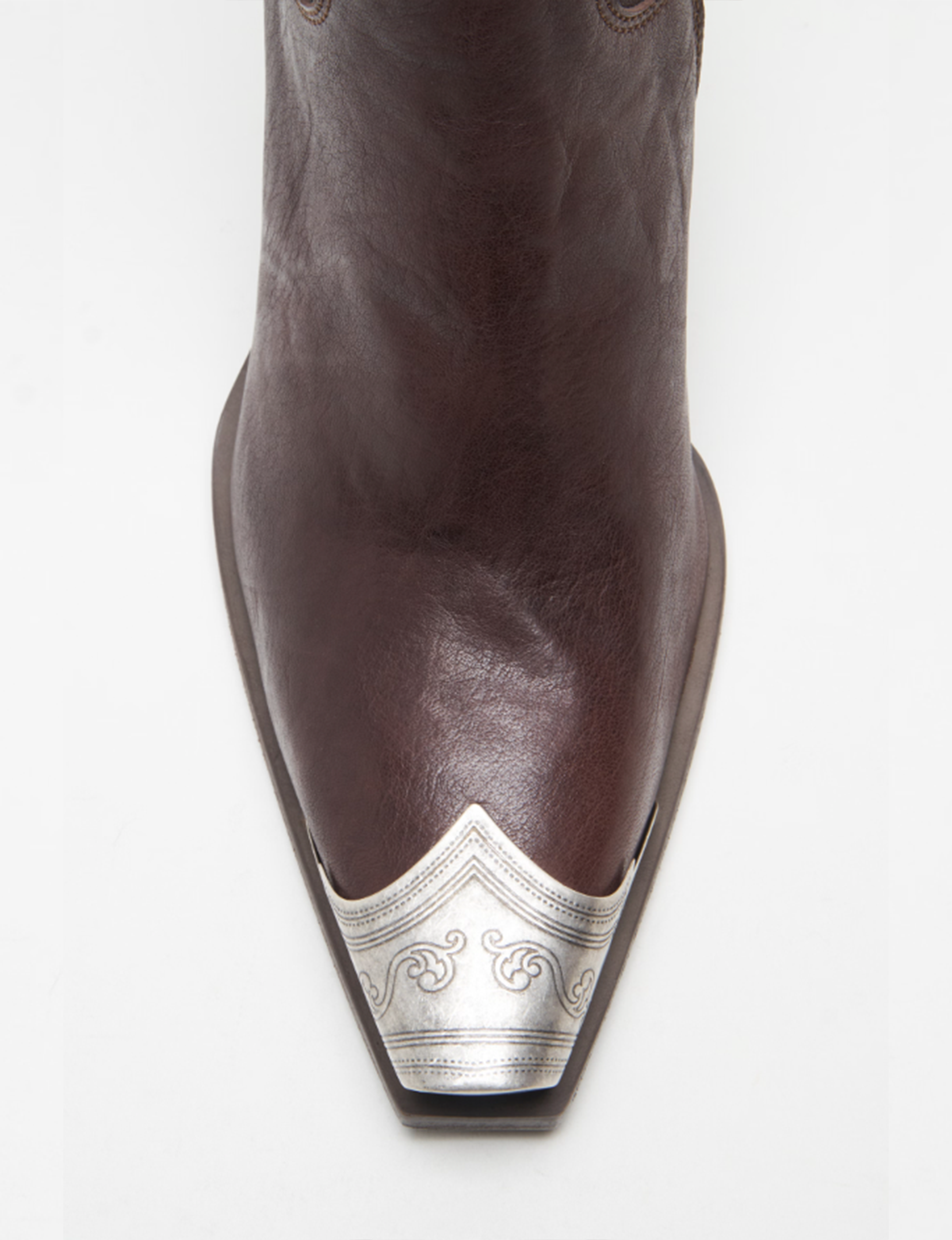 Brayden Western Boot, Hot Fudge