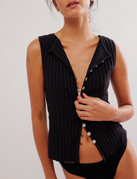 Tilly Vest, Black