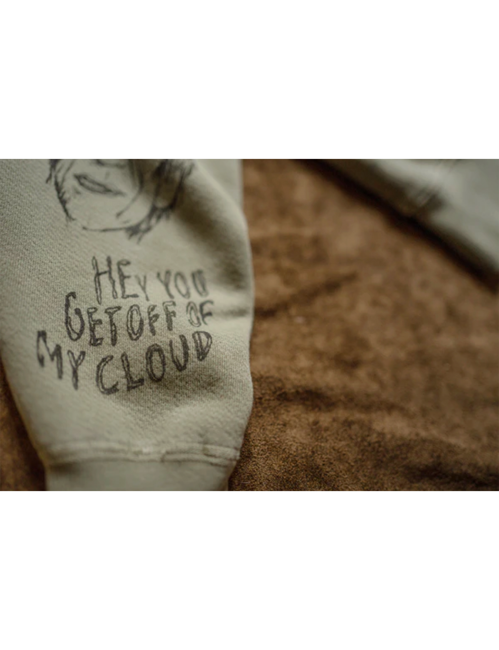 Rolling Stones Sketch Crew Fleece, Fatigue