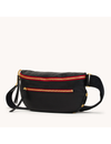 Charles Large Crossbody, Black/Brushed Gold