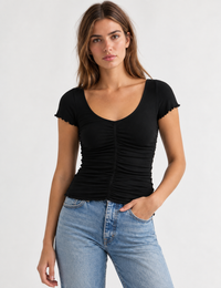 Little Extra Tee, Black