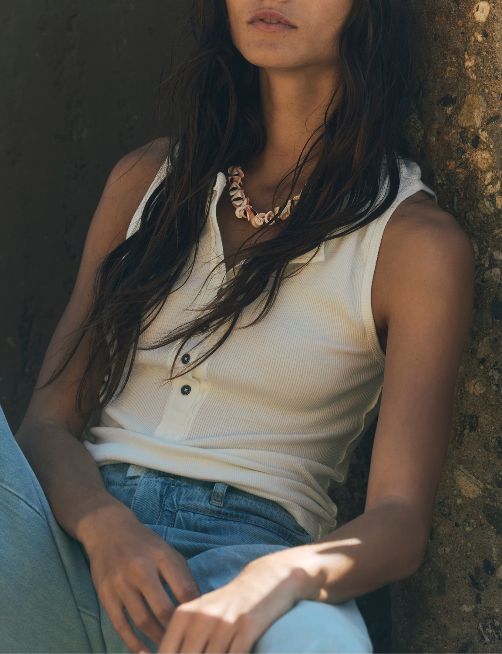 Jamie Henley Tank, Clean Ivory