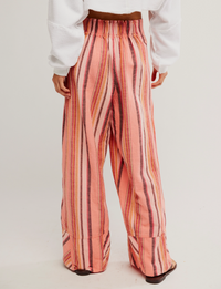 Days End Solar Linen Stripe Pant,