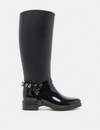 Cloudy H2O Riding Boot, Midnight Patent Stella