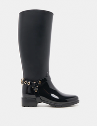 Cloudy H2O Riding Boot, Midnight Patent Stella