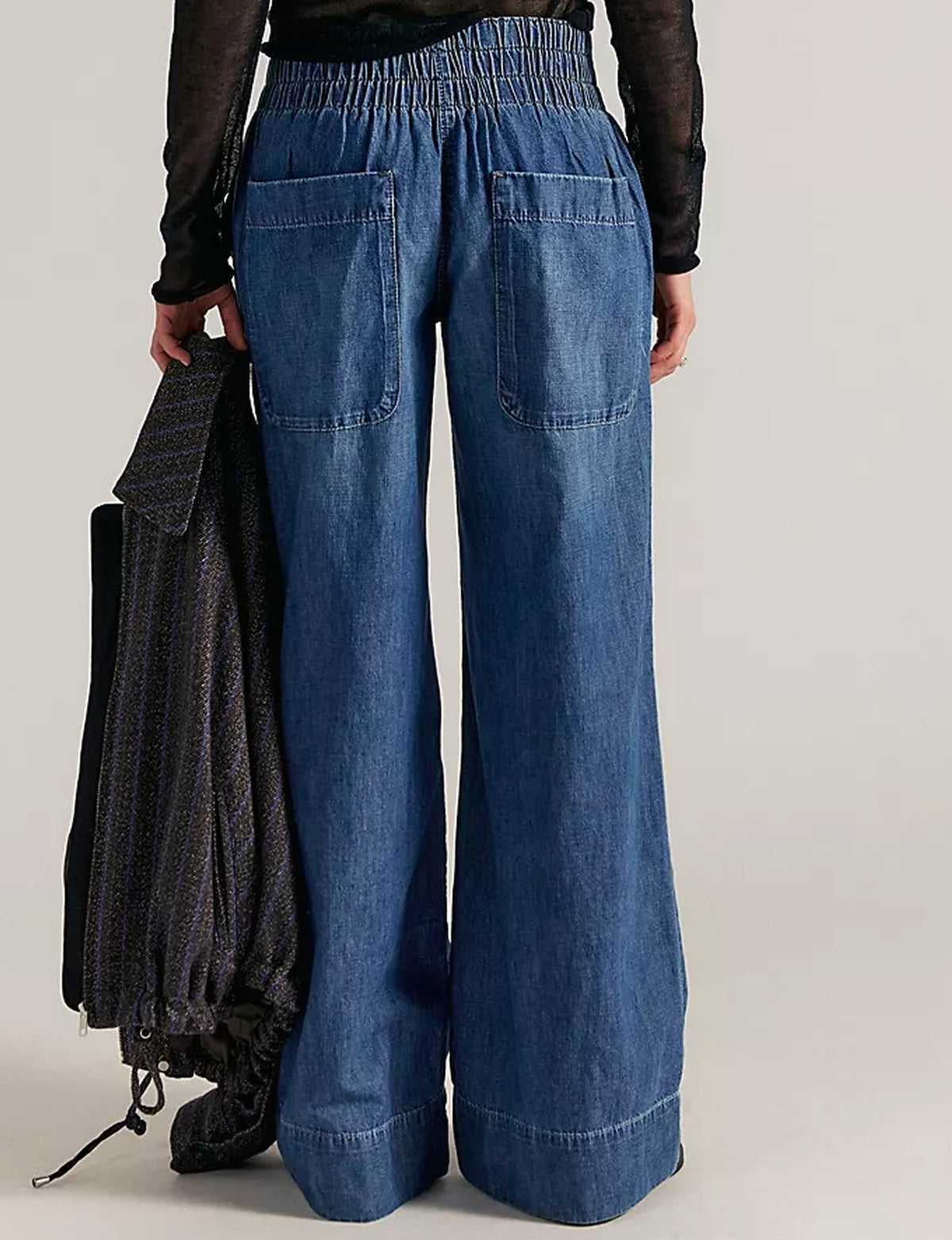 Breezy Denim Pull On Jean, Cobalt