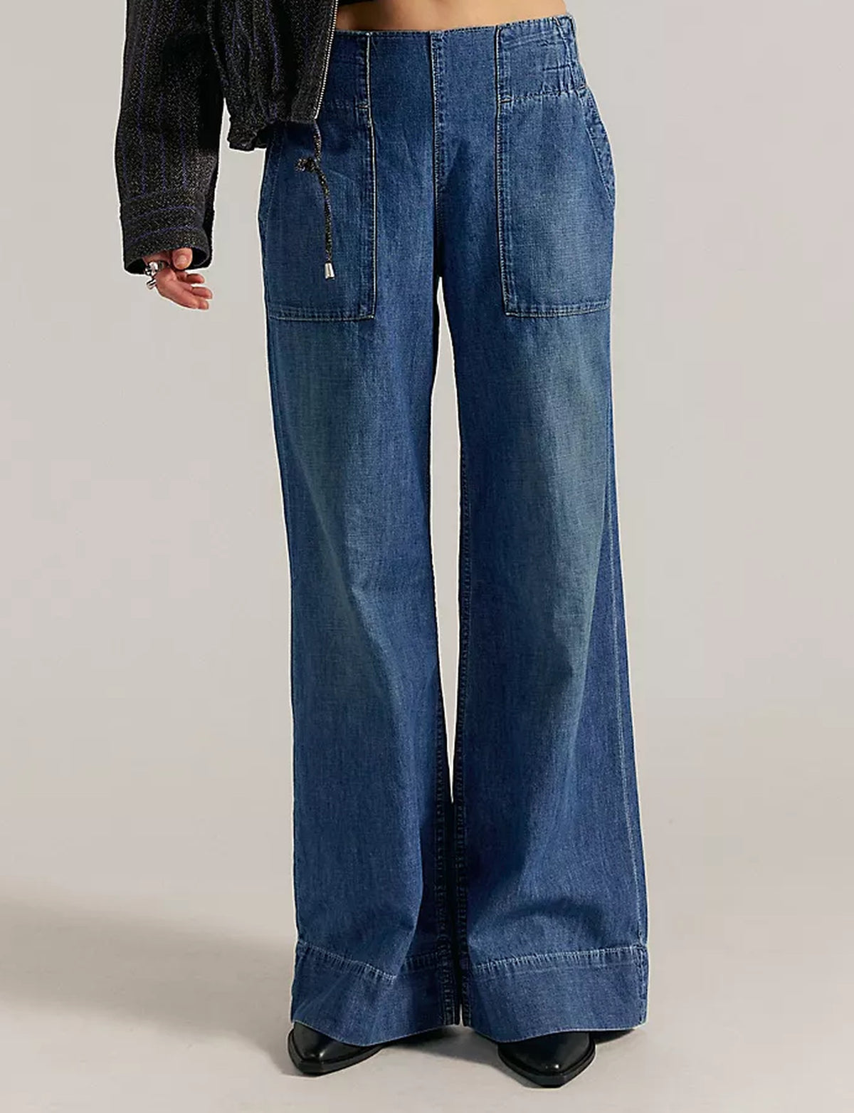 Breezy Denim Pull On Jean, Cobalt