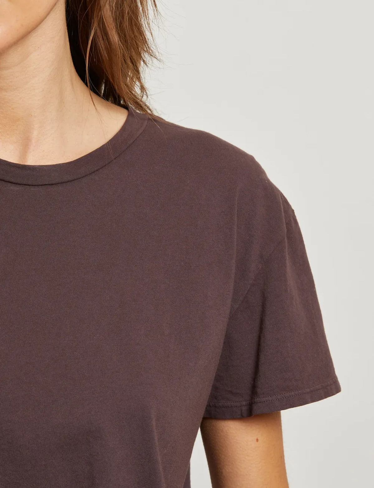 Harley Boxy Crew Tee, Cocoa