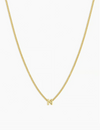 Wilder Mini Alphabet Necklace, Gold Plated