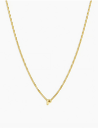 Wilder Mini Alphabet Necklace, Gold Plated