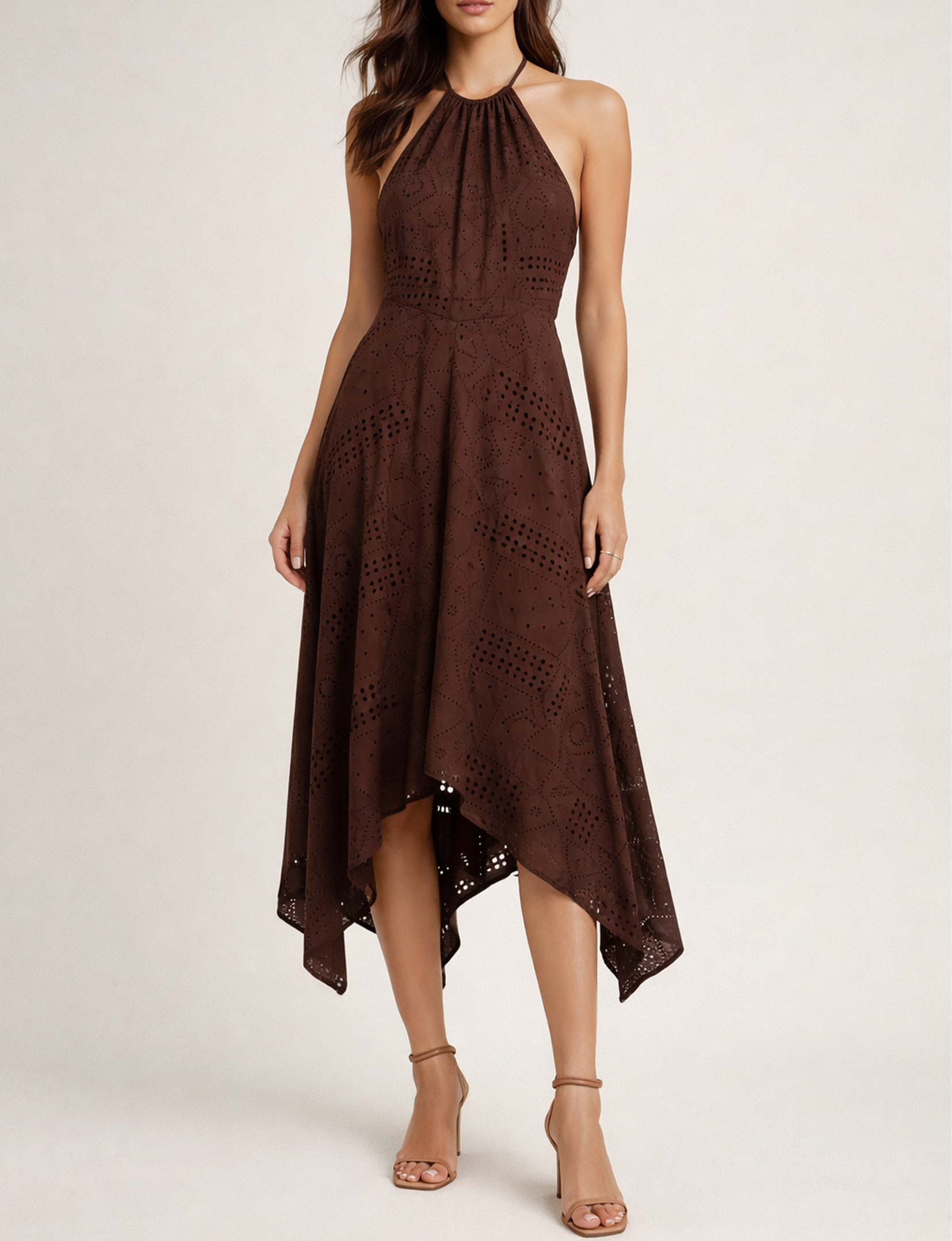 Dalina Dress, Walnut