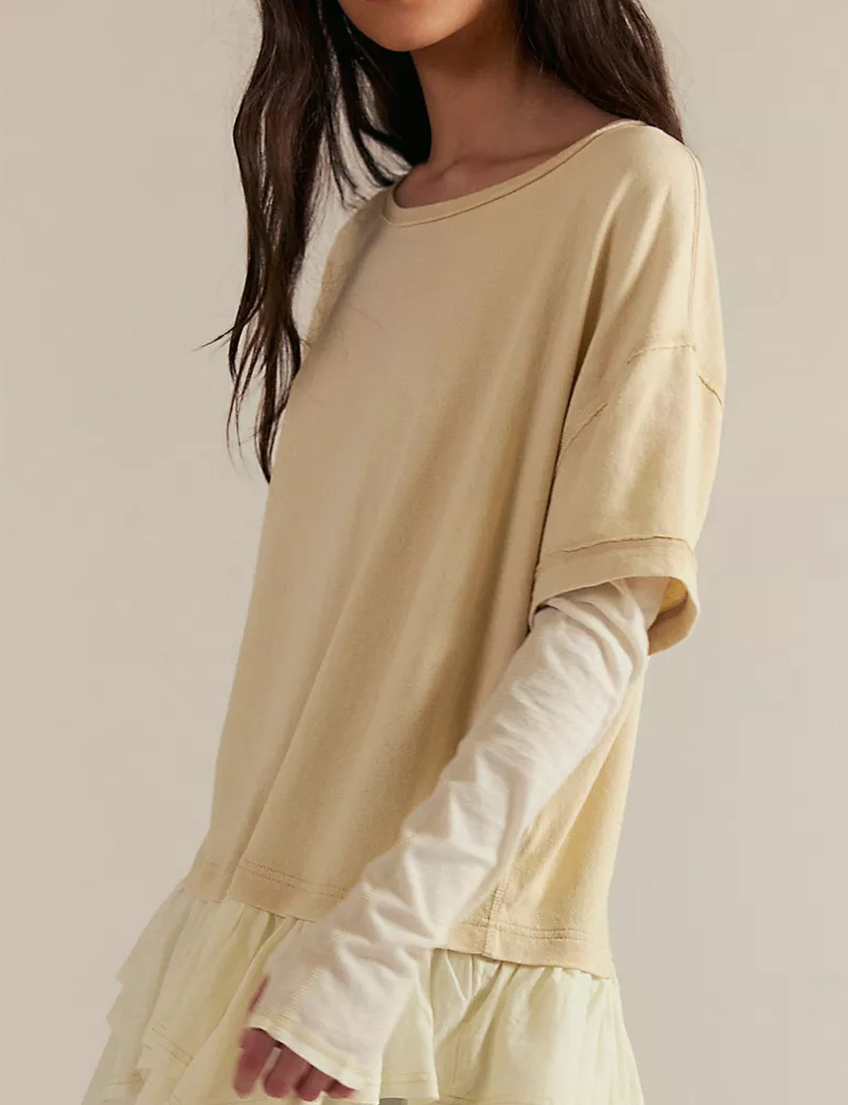 Tattered Love Tee, Summer Sand/Combo