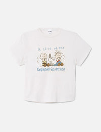 Scaries 50's Boxy Tee, Vintage White