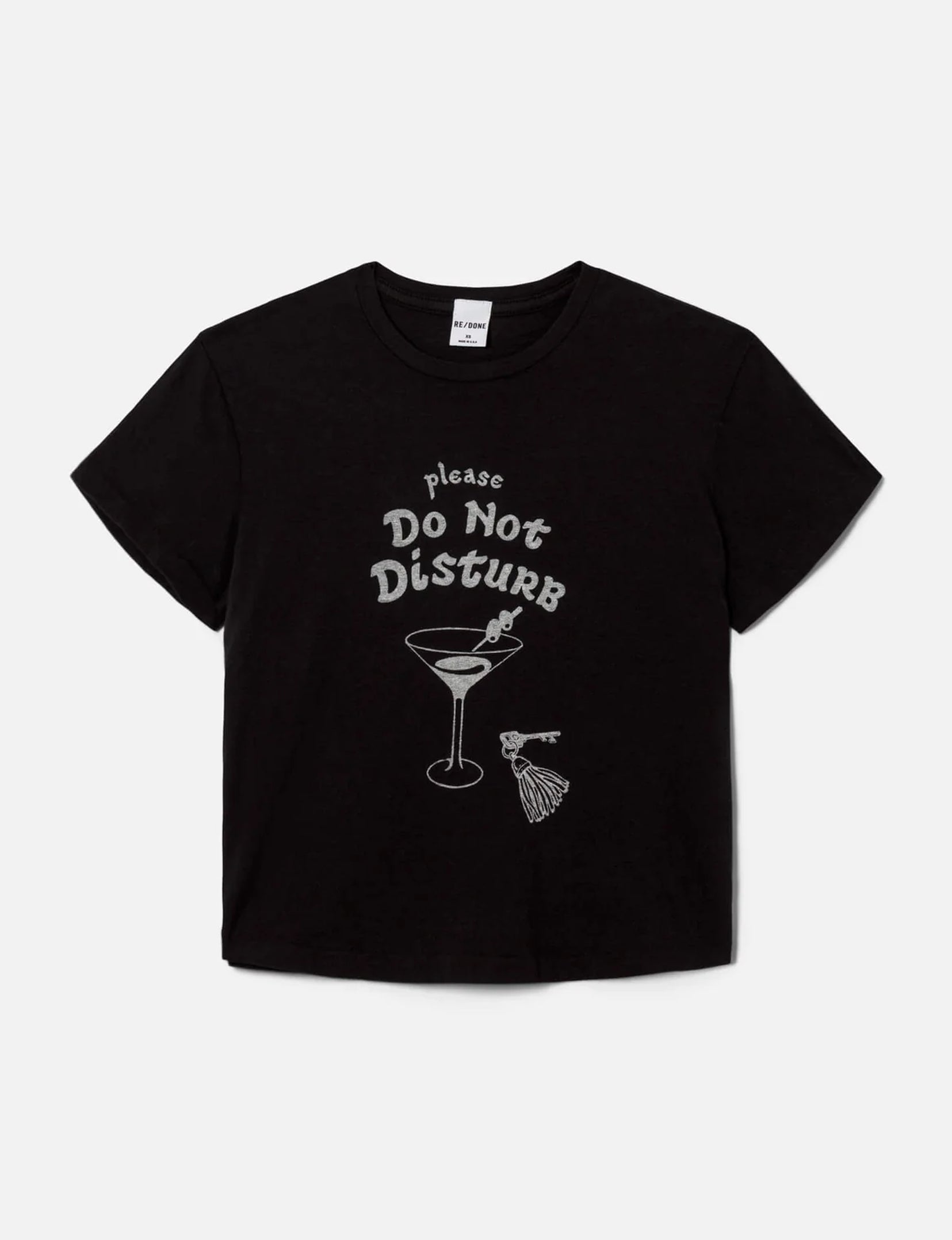 DND 50's Boxy Tee, Washed Black
